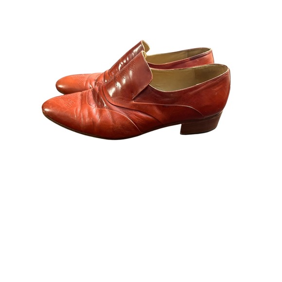 Jean Pier Clemente Other - Jean Pier Clemente Mens Leather Loafers Brown Italian Slip On 9.5 D DA124A02